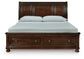 Cama con almacenamiento Porter Sleigh