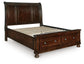 Cama con almacenamiento Porter Sleigh