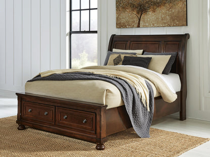 Cama con almacenamiento Porter Sleigh