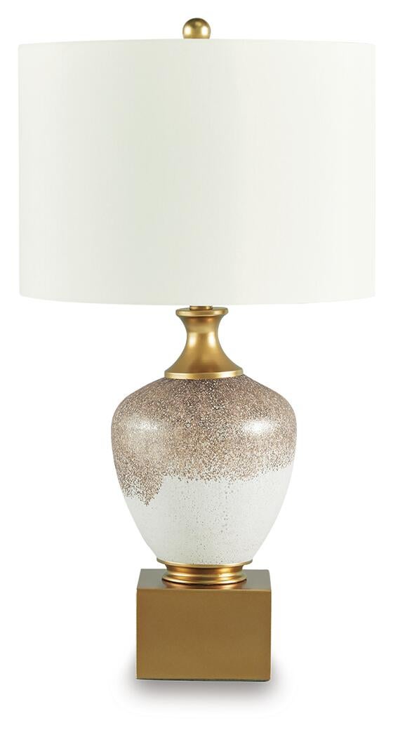 Lámpara de mesa de cristal Tavisburg (1 unidad)