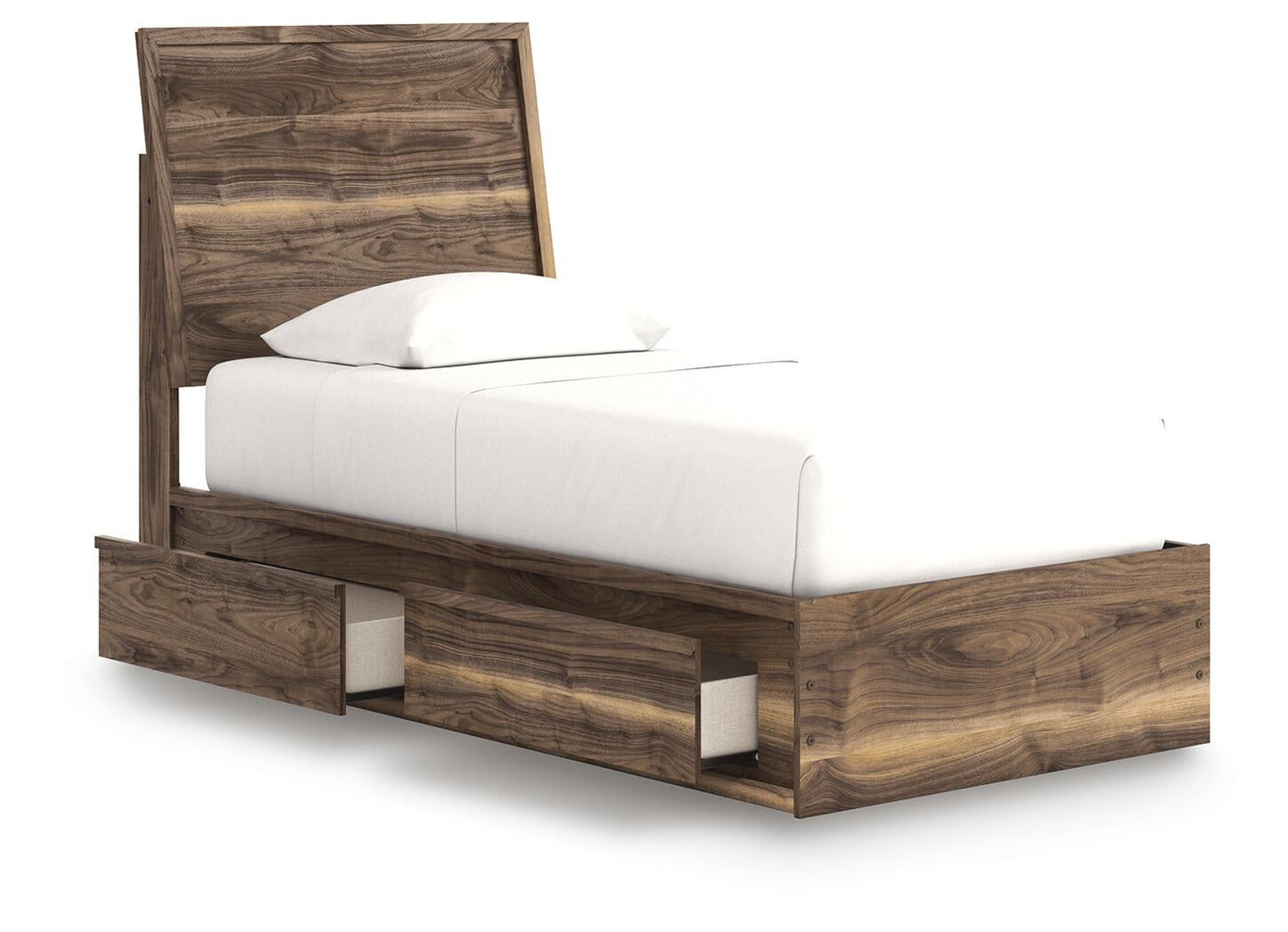 Chirason  Panel Bed With Storage