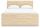 Onita  Panel Platform Bed With 1 Side Storage