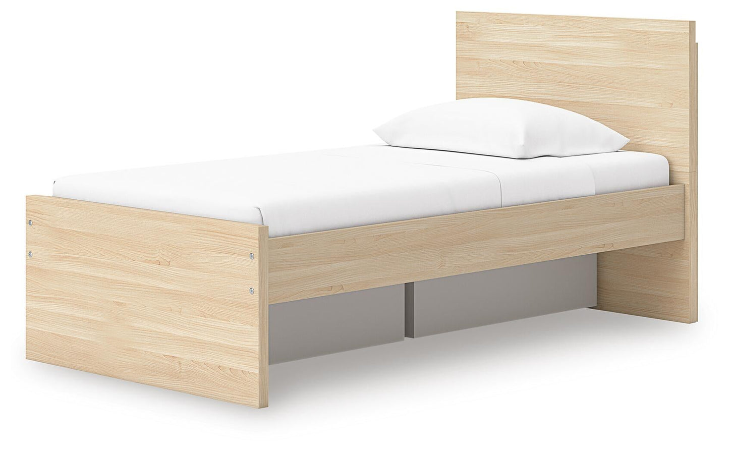 Onita  Panel Platform Bed With 1 Side Storage
