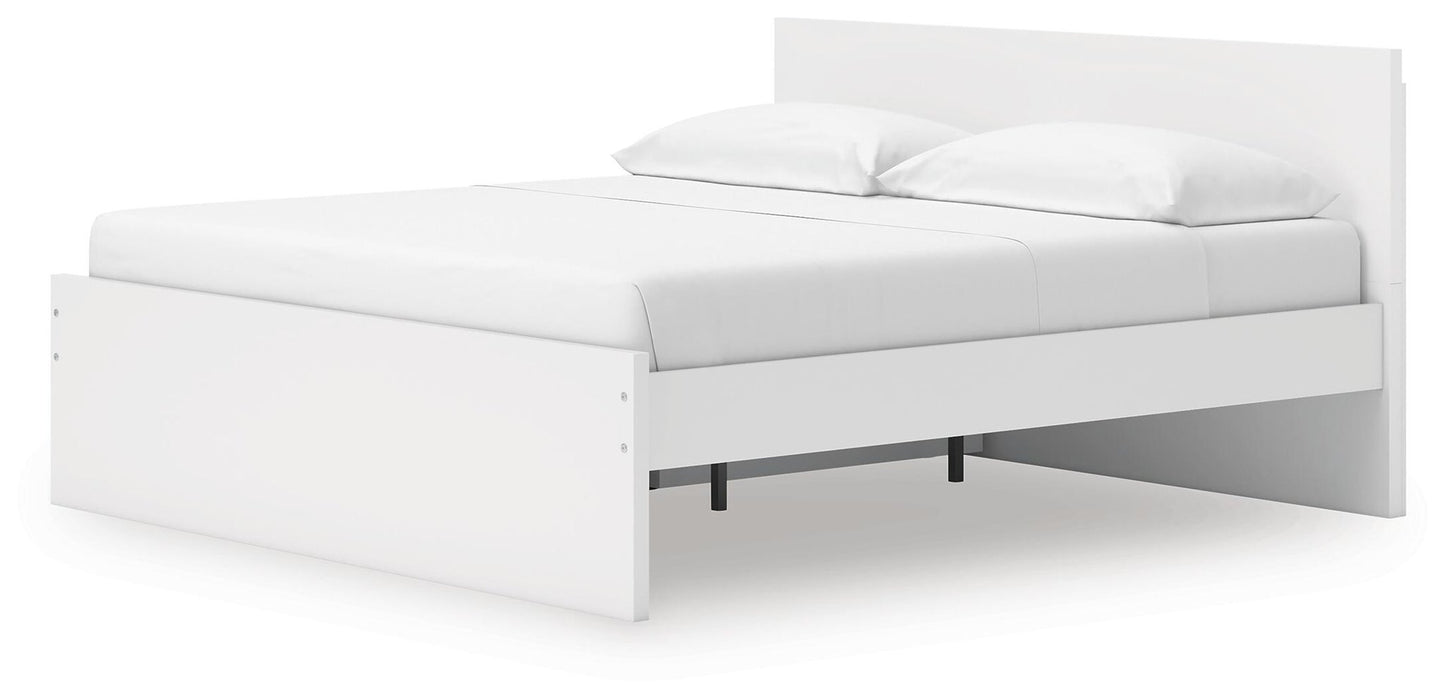 Onita  Panel Platform Bed With Storage