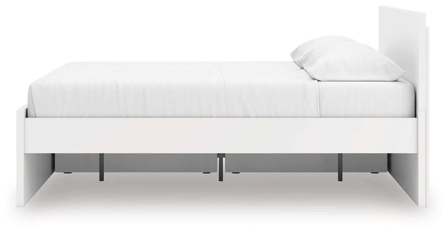 Onita  Panel Platform Bed With Storage