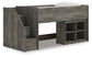 Frandern  Loft  Bed With Bookcase Storage