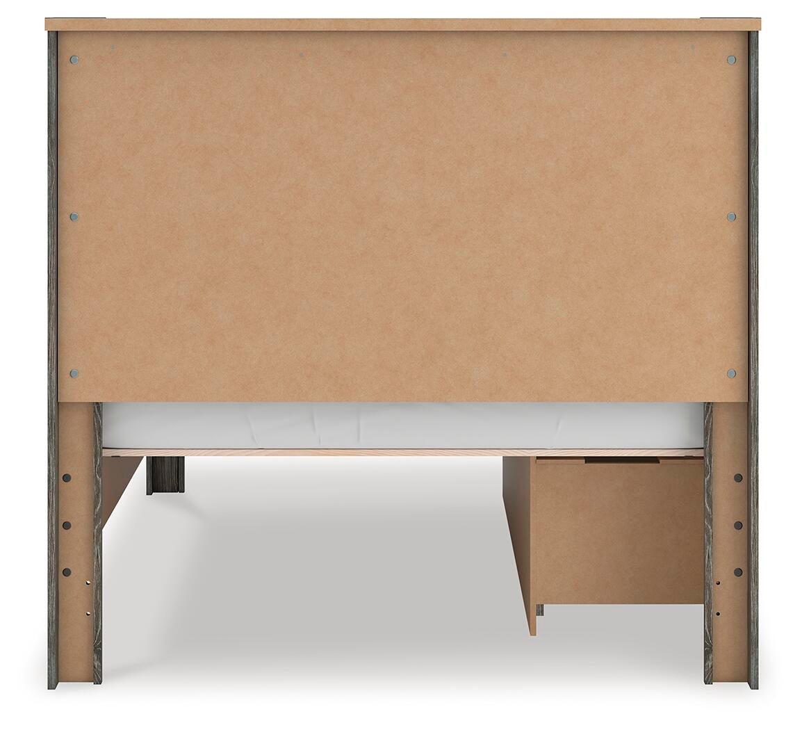Frandern  Panel Bed With Storage