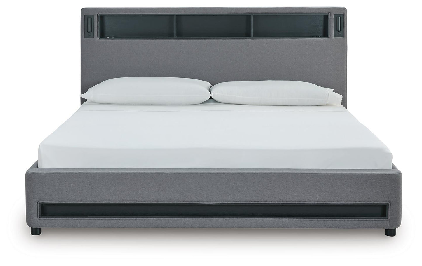 Verishaw California  Upholstered Bed With Wireless Audio