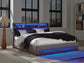 Verishaw California  Upholstered Bed With Wireless Audio