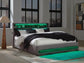 Verishaw California  Upholstered Bed With Wireless Audio