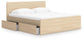 Onita  Panel Platform Bed With 2 Side Storage
