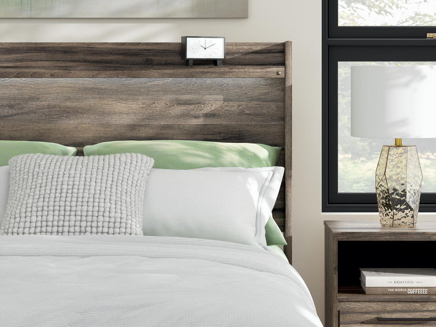 Elbrim  Panel Storage Bed