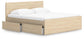 Onita  Panel Platform Bed With 1 Side Storage