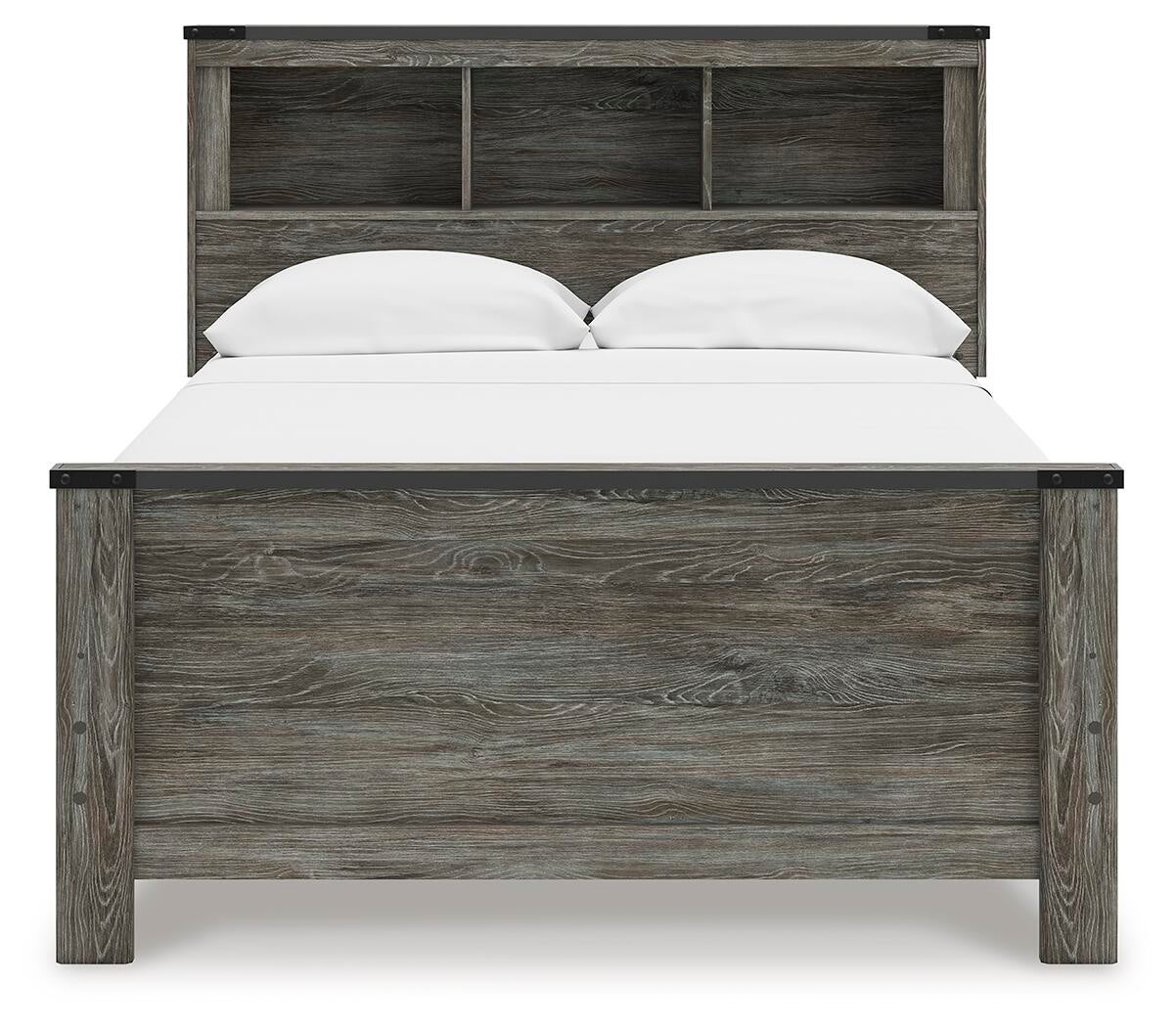 Frandern  Bookcase Panel Bed