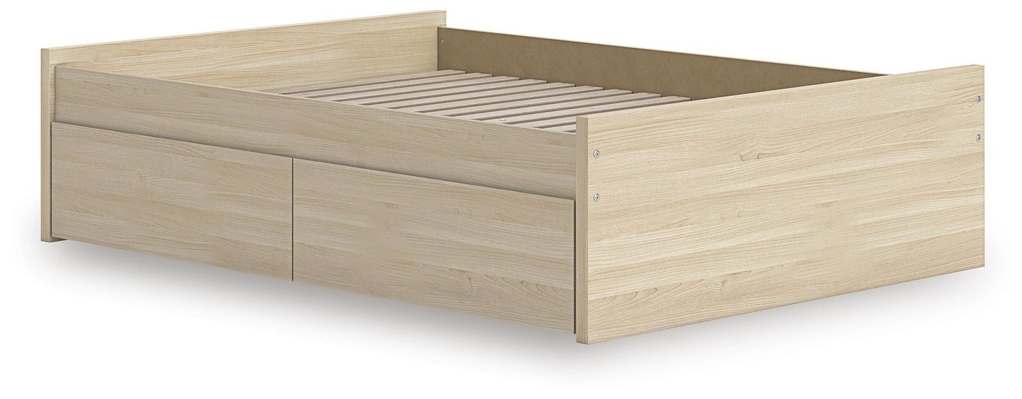 Onita  Platform Bed With 2 Side Storage
