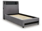 Verishaw  Upholstered Bed With Wireless Audio