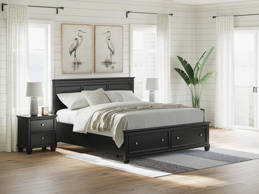 Lanolee California  Panel Storage Bed