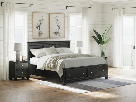 Lanolee  Panel Storage Bed