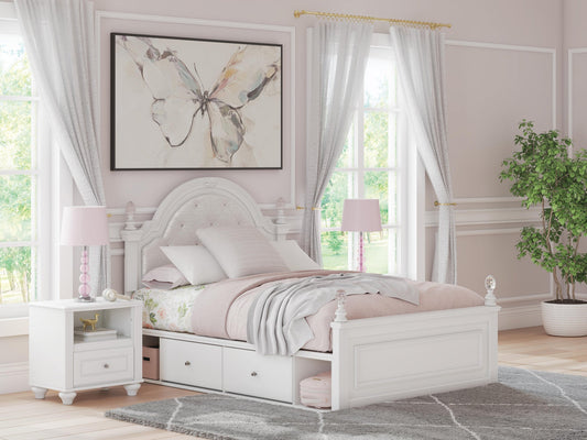Kozlani  Upholstered Panel Storage Bed
