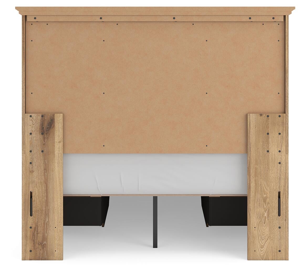 Makidern  Panel Storage Bed