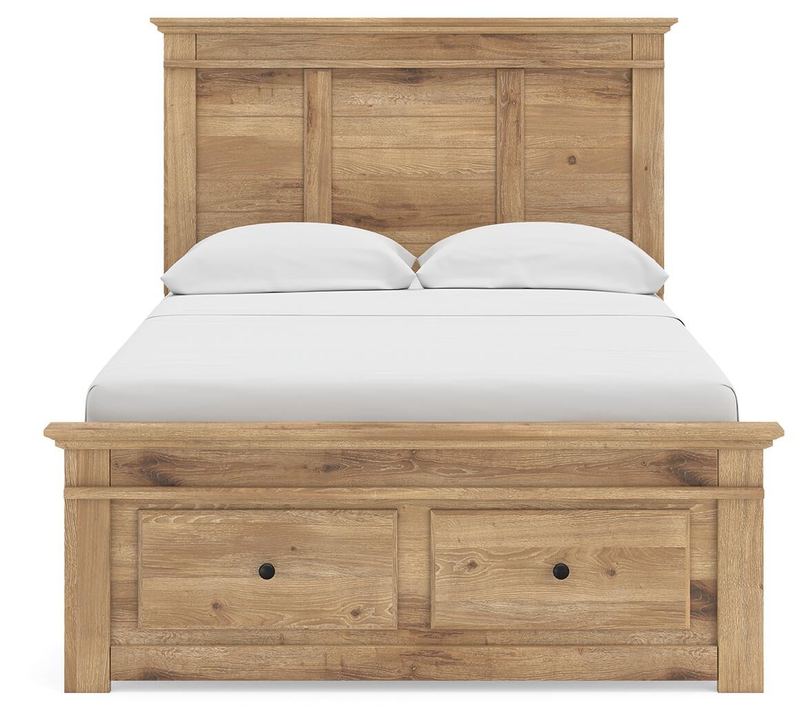 Makidern  Panel Storage Bed