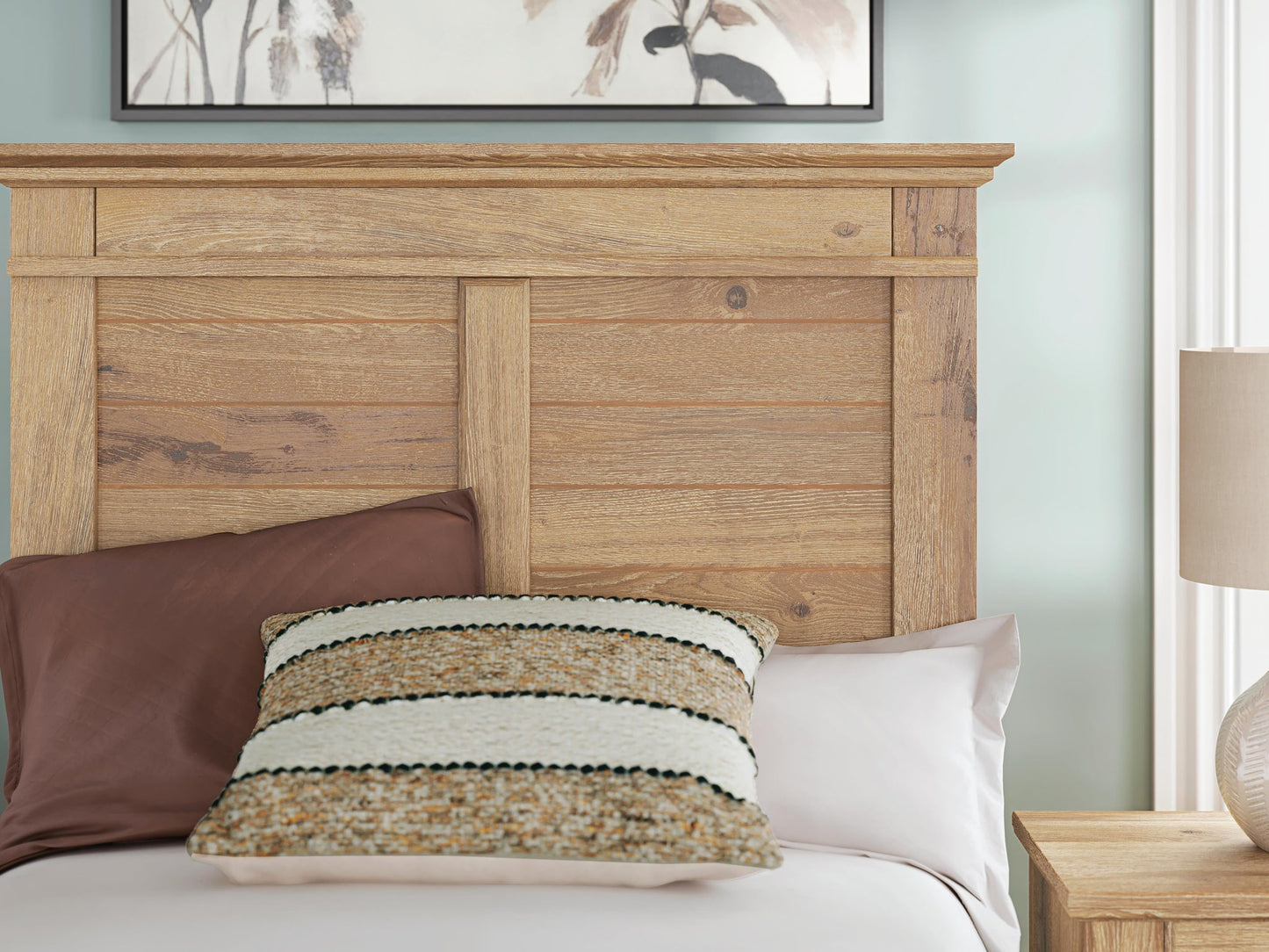 Makidern  Panel Storage Bed