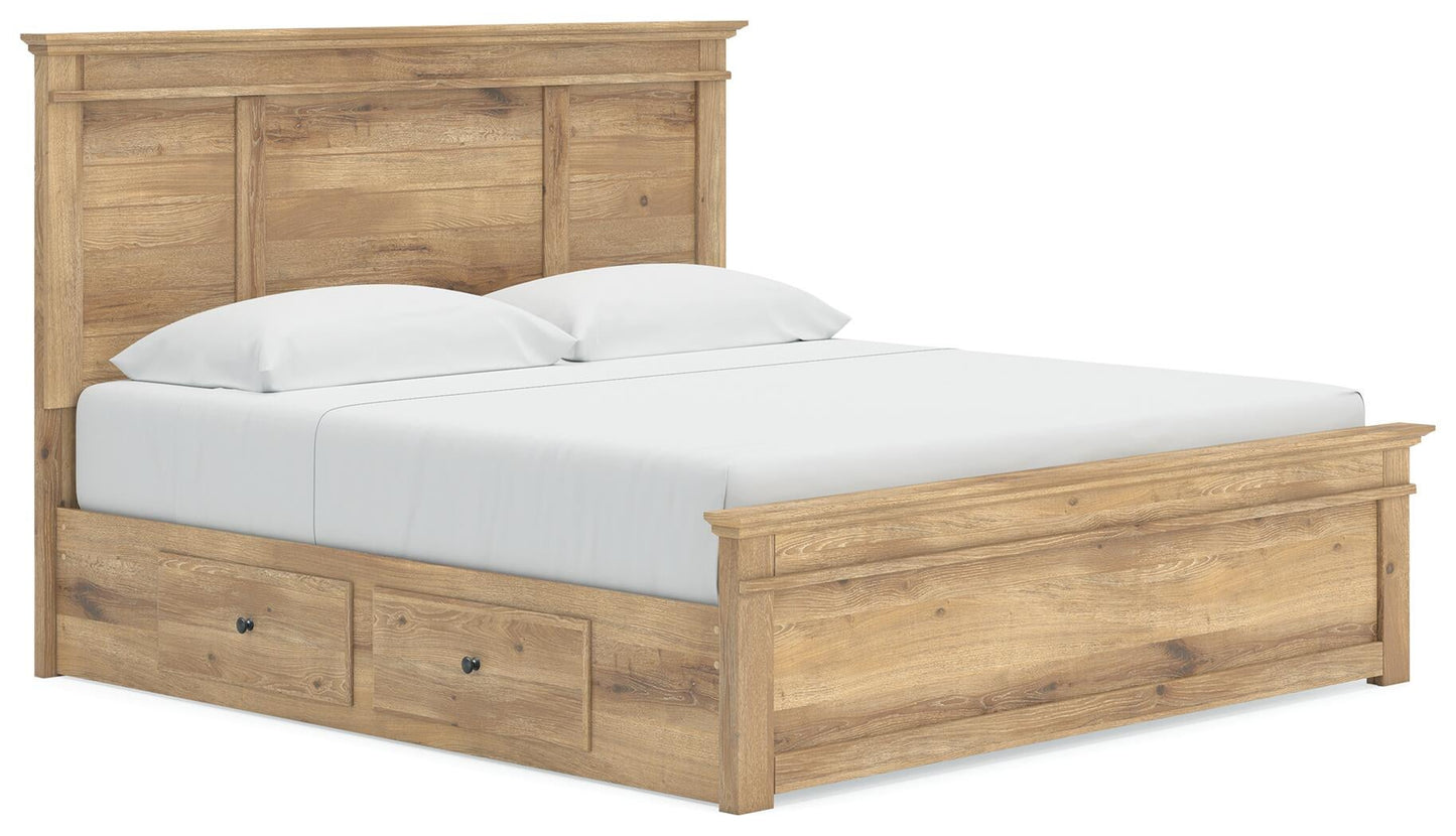 Makidern  Panel Storage Bed