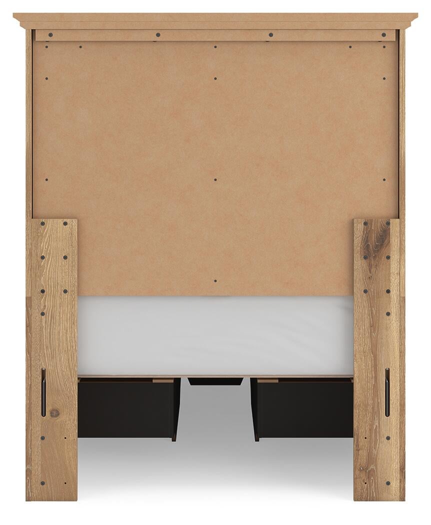 Makidern  Panel Storage Bed