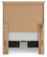 Makidern  Panel Storage Bed