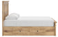 Makidern  Panel Storage Bed