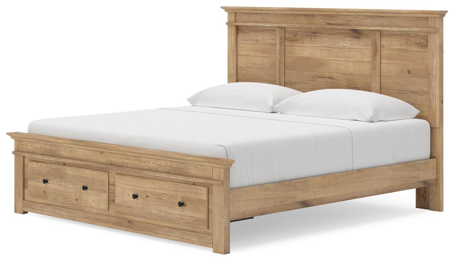 Makidern  Panel Storage Bed
