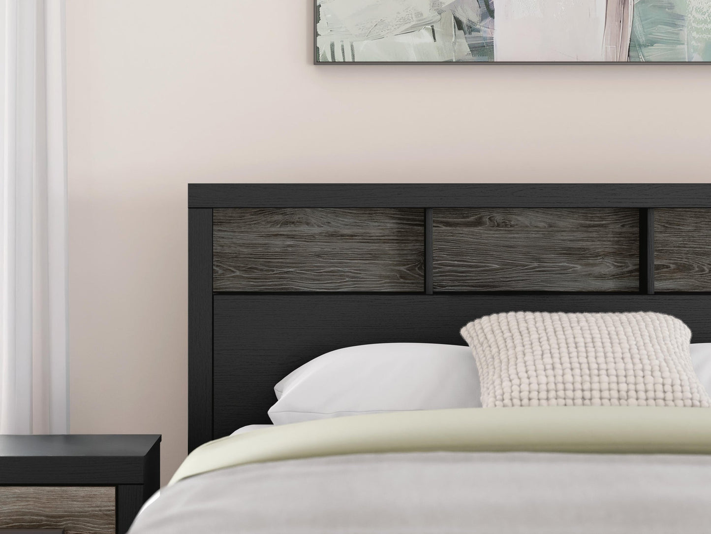 Broachmyn  Bookcase Panel Bed