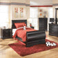 Huey Vineyard  Sleigh Bed With Mirrored Dresser, Chest And Nightstand