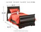 Cama estilo trineo Huey Vineyard con tocador con espejo