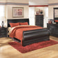 Huey Vineyard  Sleigh Bed With Mirrored Dresser, Chest And Nightstand