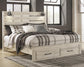 Cama Cambeck con dos cajones y cómoda con espejo
