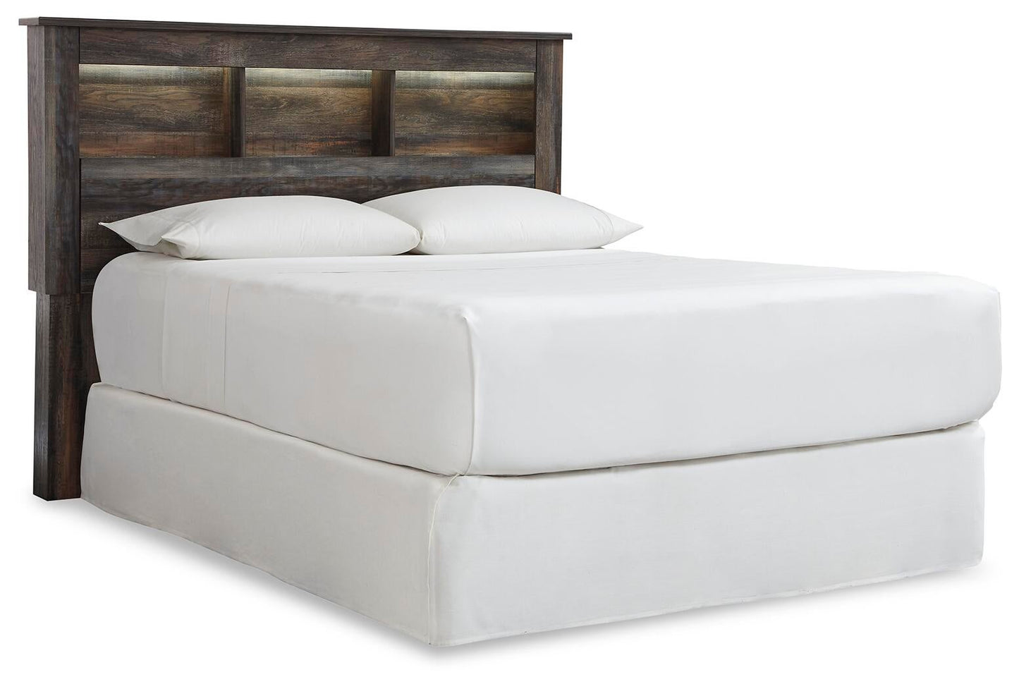 Drystan  Bookcase Headboard, Dresser, Mirror, Chest And Nightstand