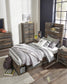 Drystan  Panel Bed With 4 Storage Drawers, Dresser, Mirror, Chest And Nightstand