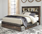 Cama-librería Drystan con 4 cajones, cómoda con espejo, cómoda y mesita de noche