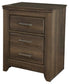Juararo  Poster Bed With Mirrored Dresser, Chest And Nightstand