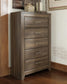 Juararo California  Panel Bed With Mirrored Dresser, Chest And Nightstand