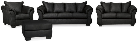 Sofá, loveseat, silla y otomana Darcy