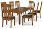 Mesa de comedor Ralene y 8 sillas