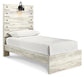 Cama con paneles Cambeck y tocador con espejo