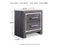Lodanna  Panel Bed With Mirrored Dresser, Chest And Nightstand