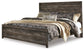 Wynnlow  Panel Bed With Mirrored Dresser