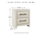 Cambeck  Panel Bed With 2 Storage Drawers With Mirrored Dresser And Nightstand