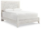 Paxberry  Panel Bed With Mirrored Dresser, Chest And Nightstand