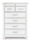 Kanwyn  Panel Bed With Mirrored Dresser, Chest And Nightstand