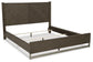 Arkenton  Panel Bed With Mirrored Dresser
